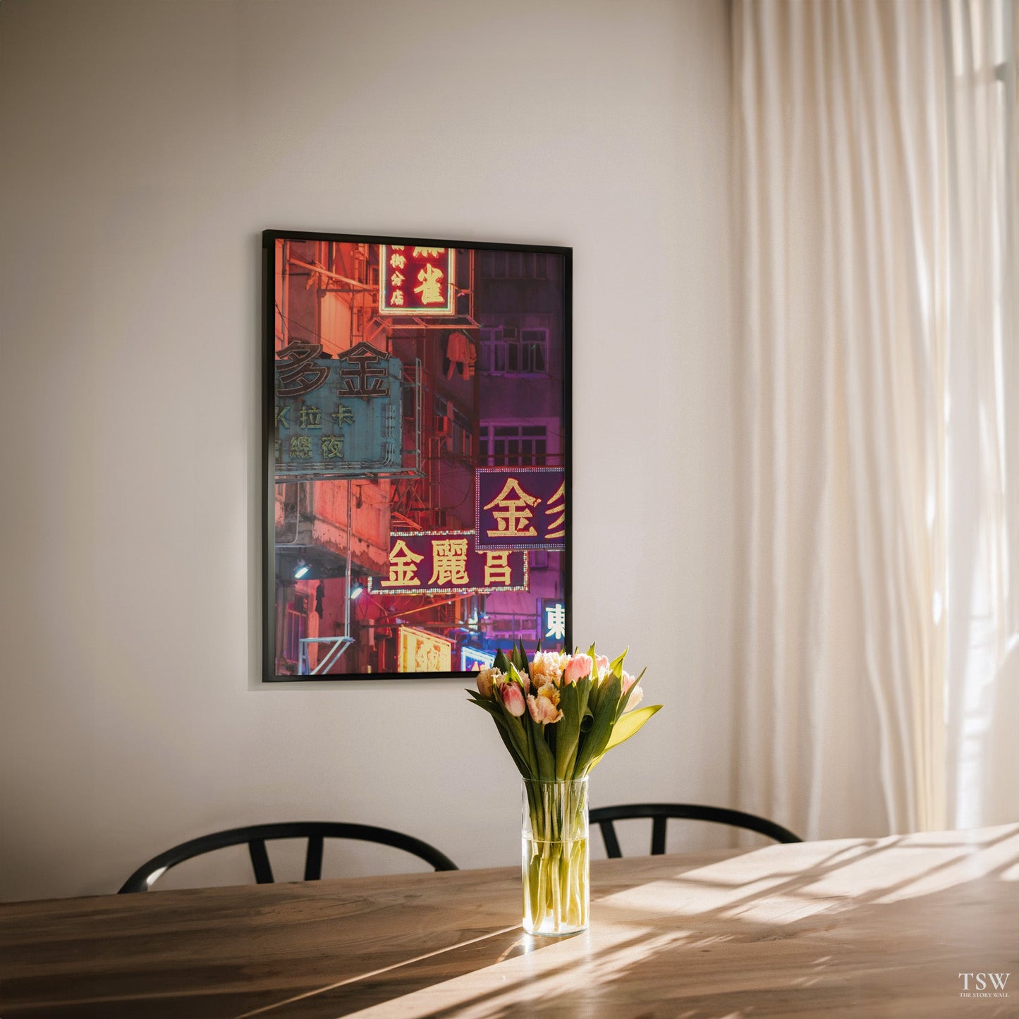 Hong Kong Neon Nights - The Story Wall - 