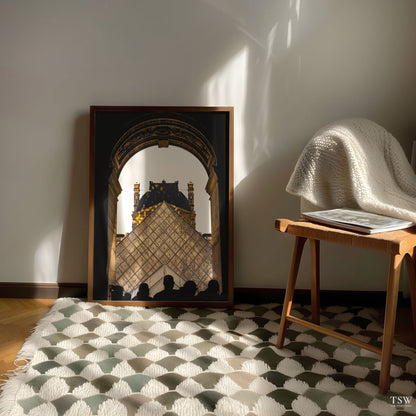 Louvre Reflections, Paris - The Story Wall - 