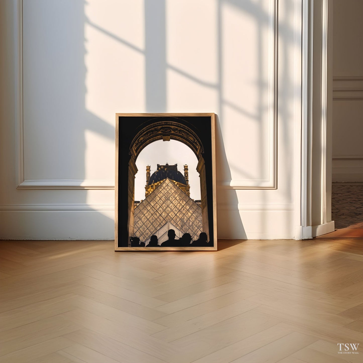 Louvre Reflections, Paris - The Story Wall - 