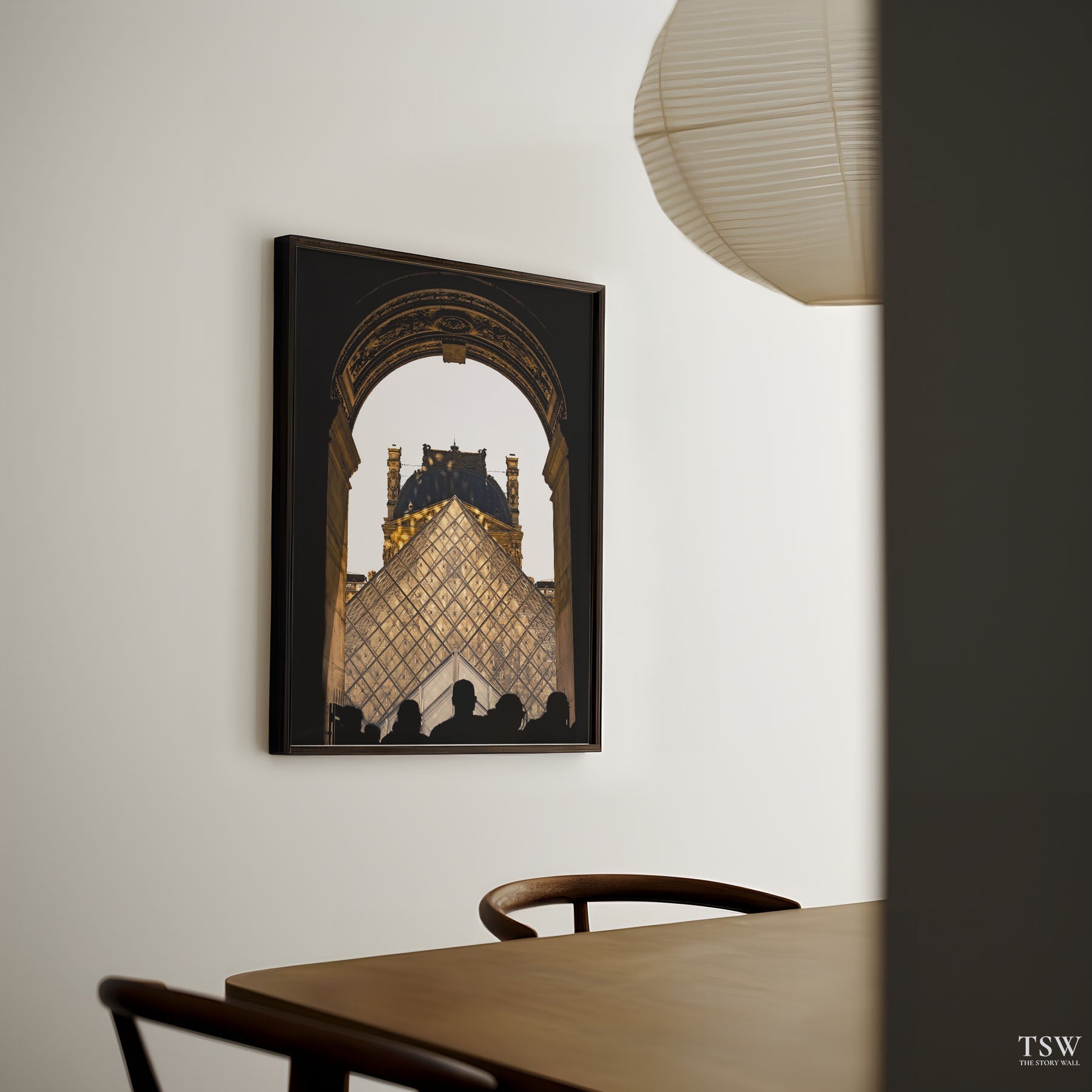 Louvre Reflections, Paris - The Story Wall - 