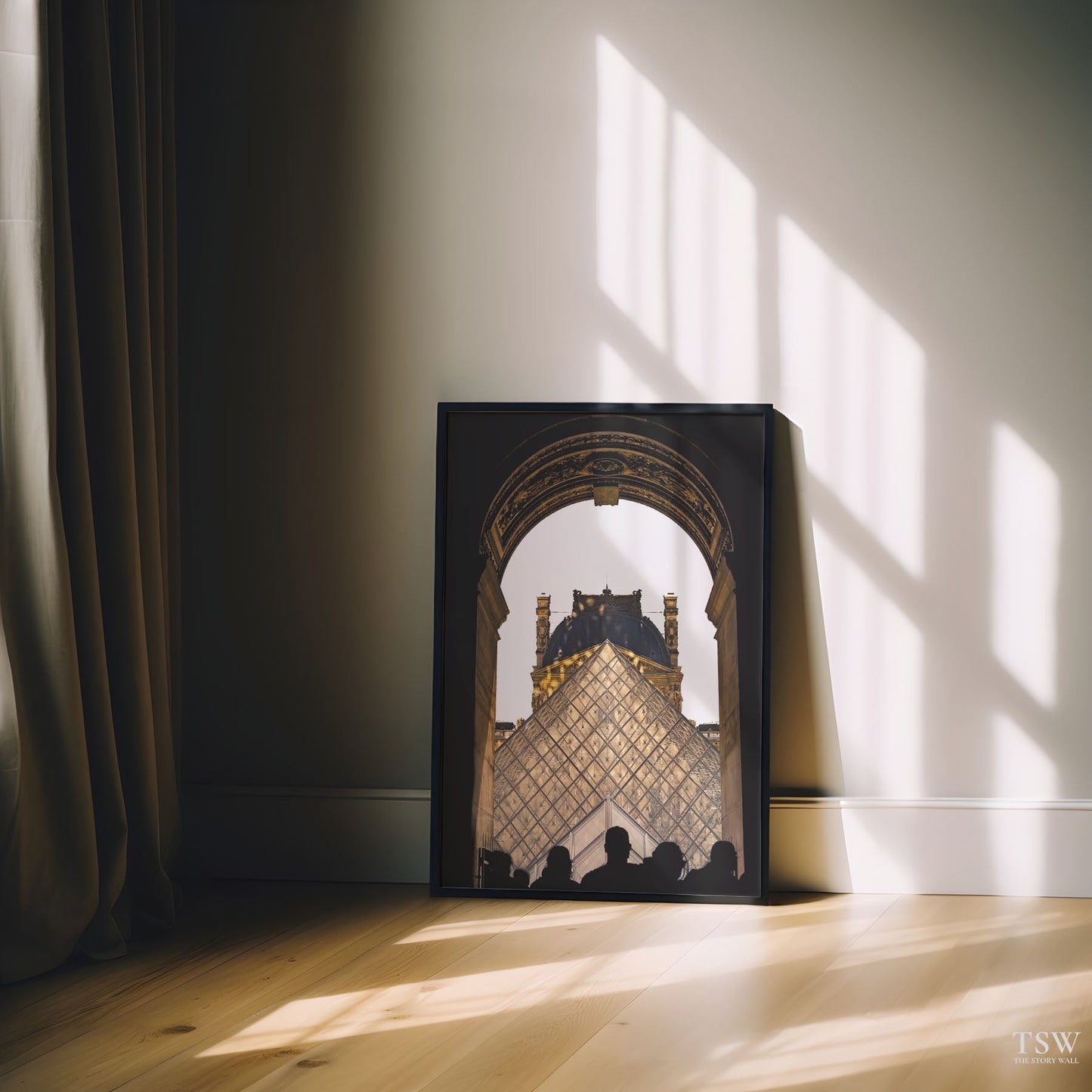 Louvre Reflections, Paris - The Story Wall - 