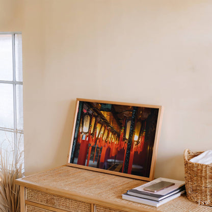 Man Mo Temple Lights, Hong Kong - The Story Wall - 