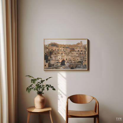 Matera Golden View, Italy - The Story Wall - 