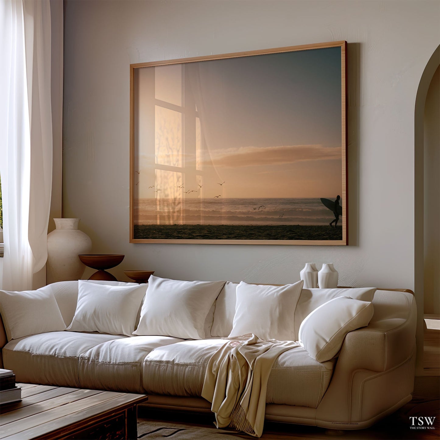 Matosinhos Sunset Surf, Portugal - The Story Wall - 