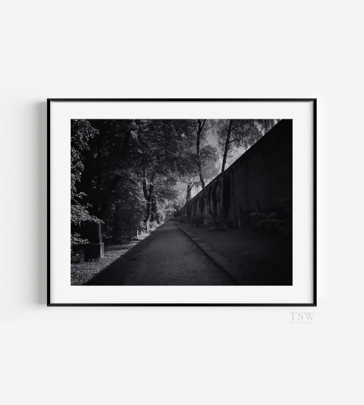 Munich Cemetery Symmetry - The Story Wall - 