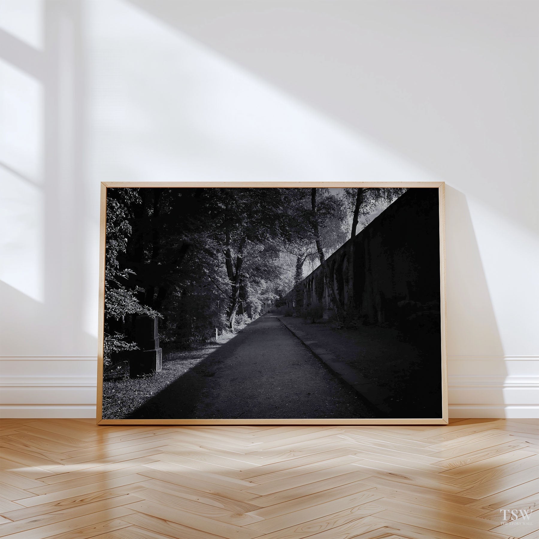 Munich Cemetery Symmetry - The Story Wall - 