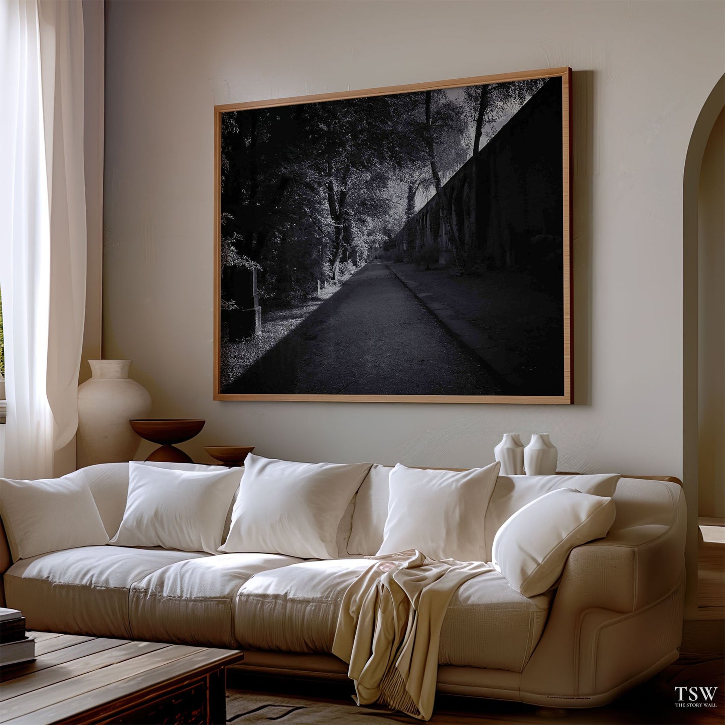 Munich Cemetery Symmetry - The Story Wall - 