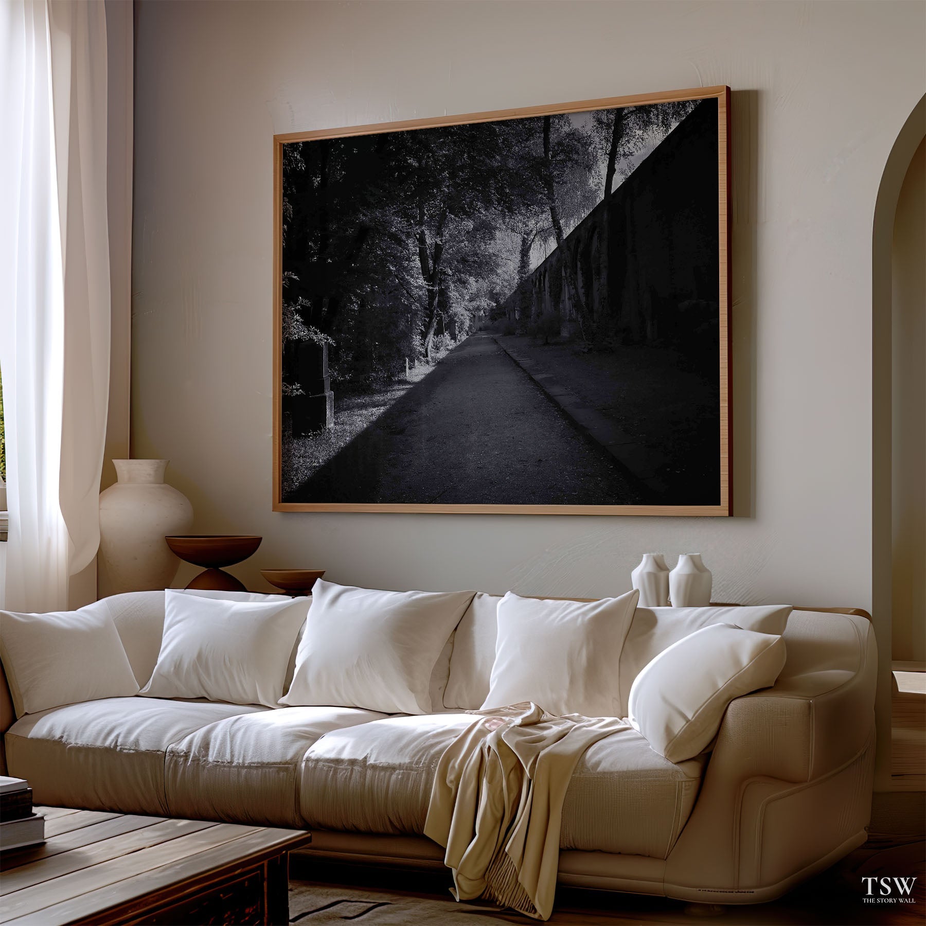 Munich Cemetery Symmetry - The Story Wall - 