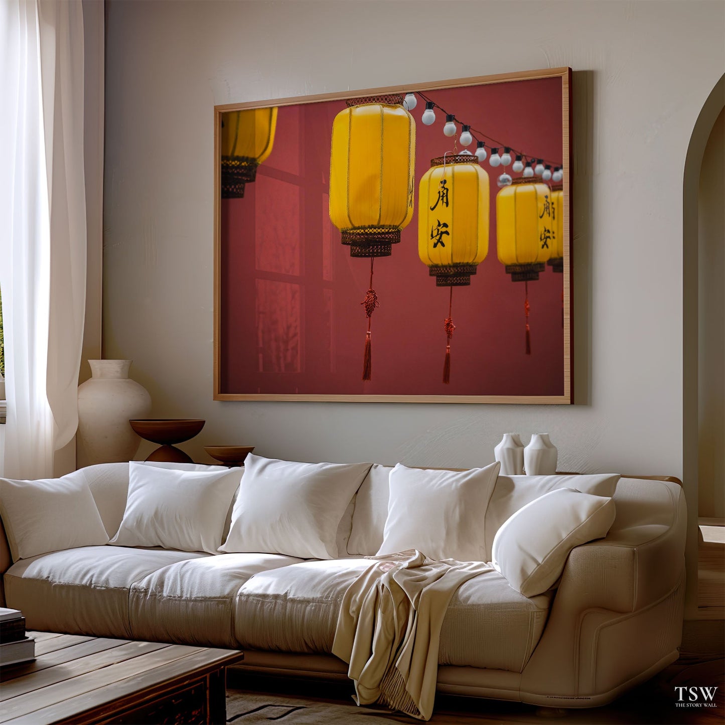 Ningbo Lanterns in the Breeze - The Story Wall - 