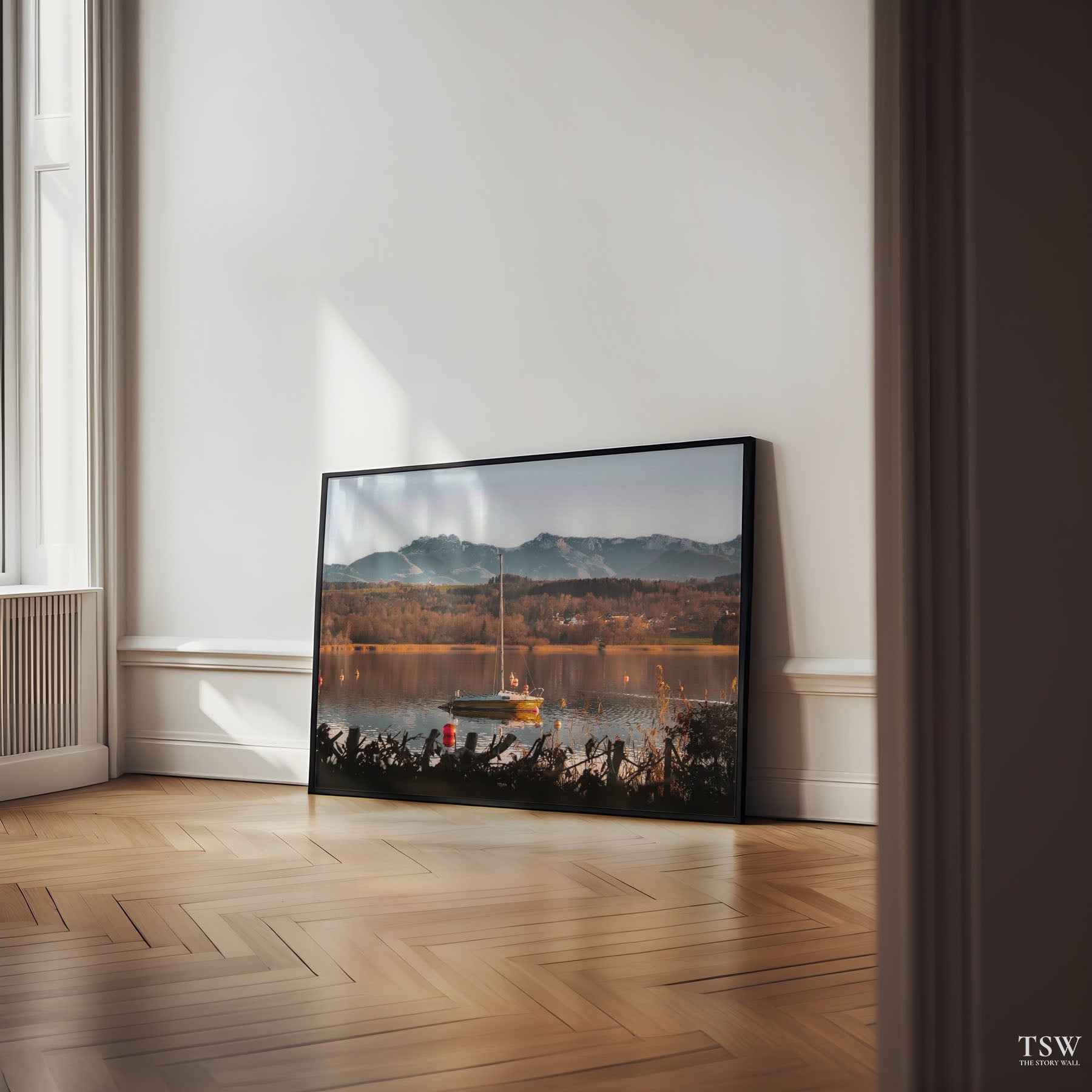 Simsee & Alps Horizon, Bavaria - The Story Wall - 