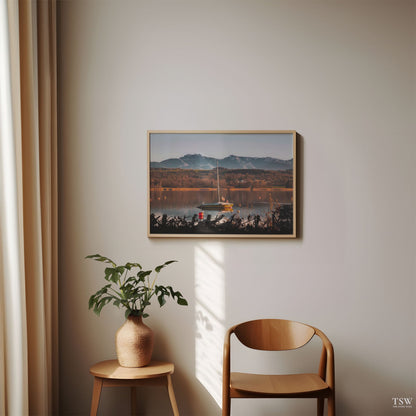 Simsee & Alps Horizon, Bavaria - The Story Wall - 