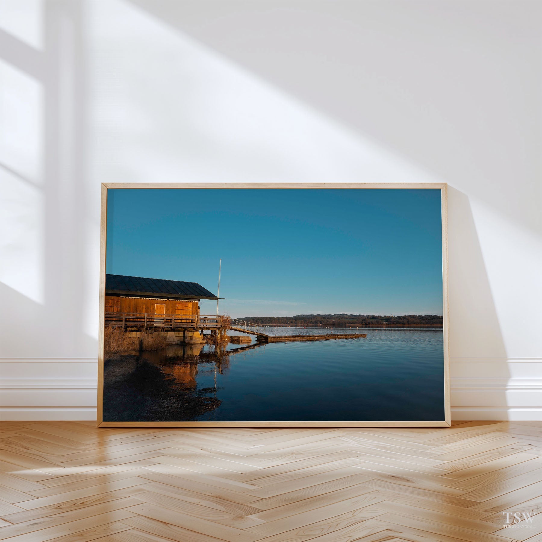 Simsee Pier, Bavaria - The Story Wall - 