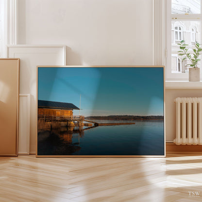 Simsee Pier, Bavaria - The Story Wall - 