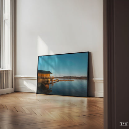 Simsee Pier, Bavaria - The Story Wall - 