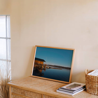 Simsee Pier, Bavaria - The Story Wall - 