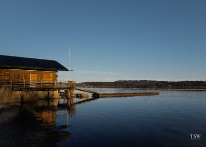 Simsee Pier, Bavaria - The Story Wall - 