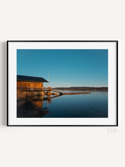 Simsee Pier, Bavaria - The Story Wall - 