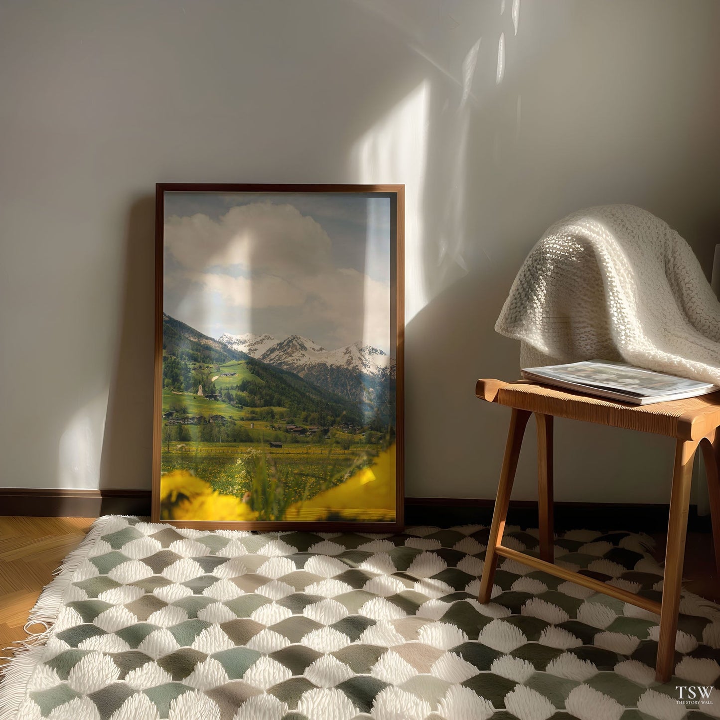 Spring in the Bavarian Alps - The Story Wall - 