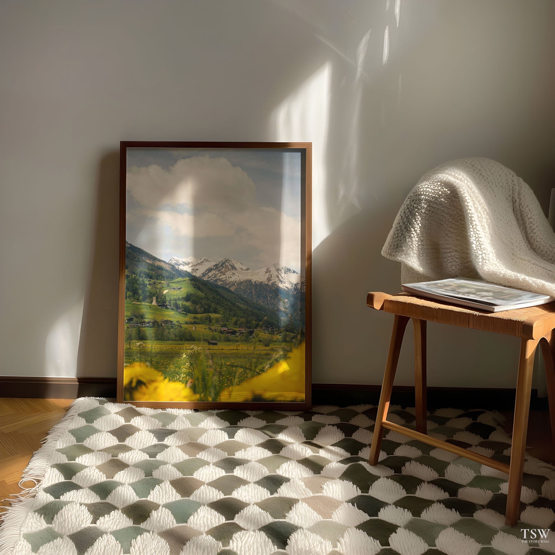 Spring in the Bavarian Alps - The Story Wall - 