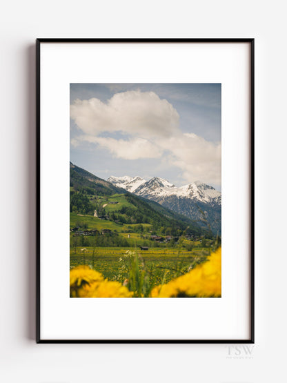 Spring in the Bavarian Alps - The Story Wall - 