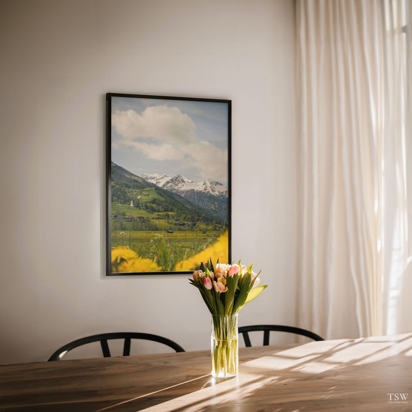 Spring in the Bavarian Alps - The Story Wall - 