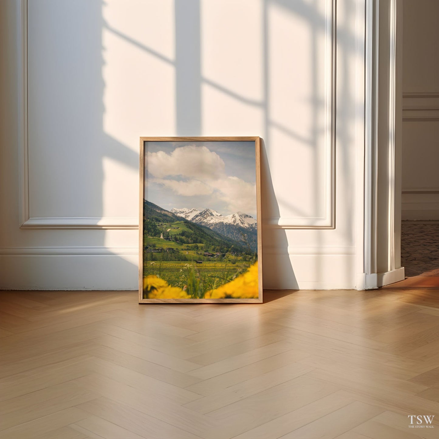 Spring in the Bavarian Alps - The Story Wall - 