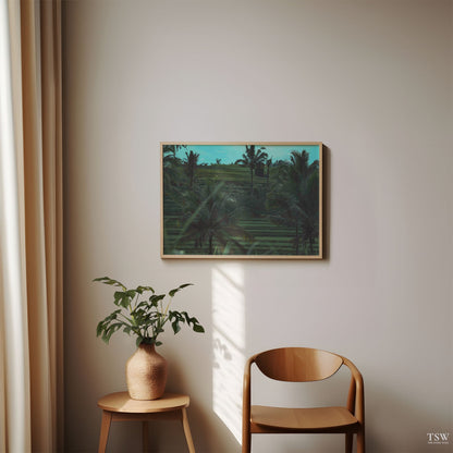 Ubud Rice Fields, Bali - The Story Wall - 