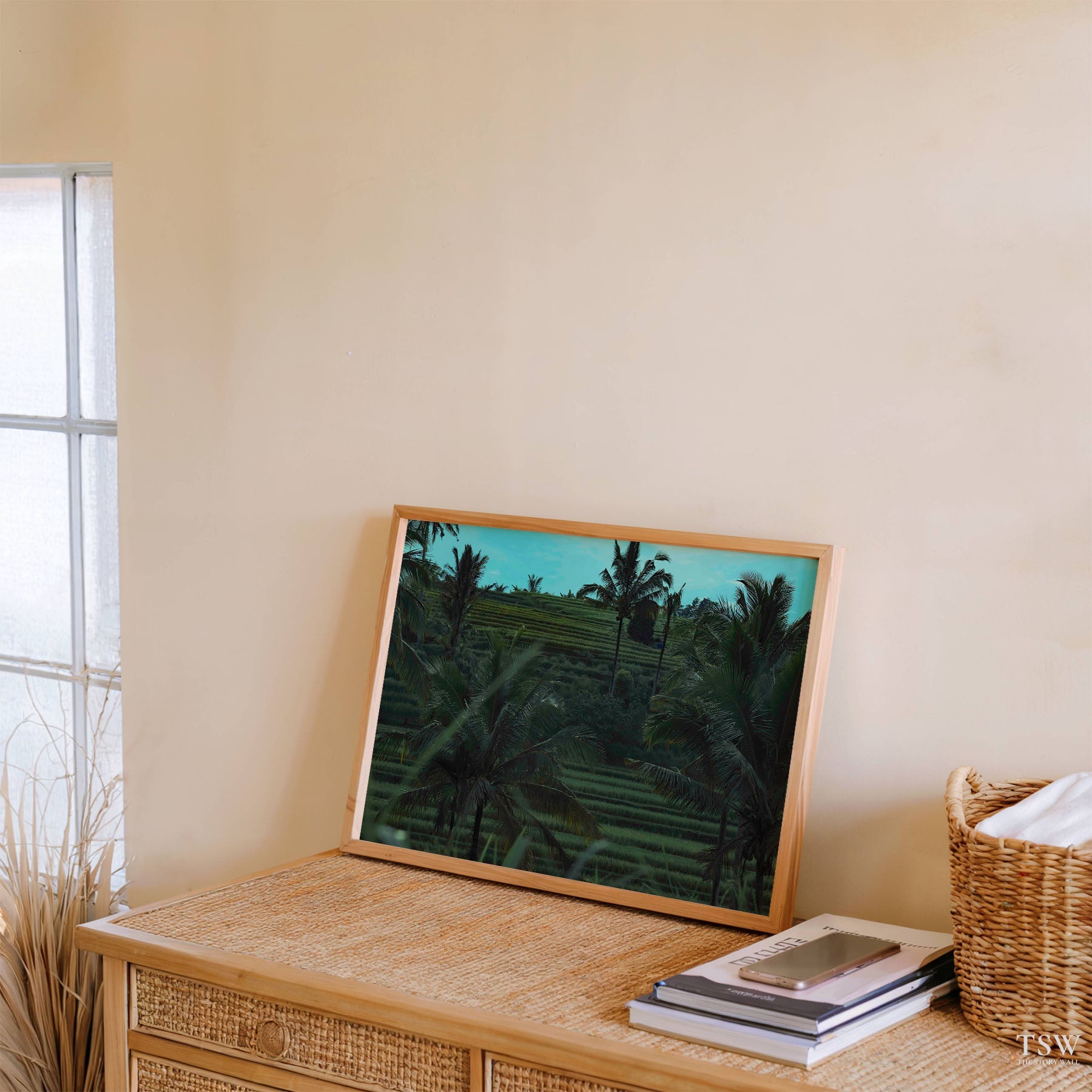 Ubud Rice Fields, Bali - The Story Wall - 