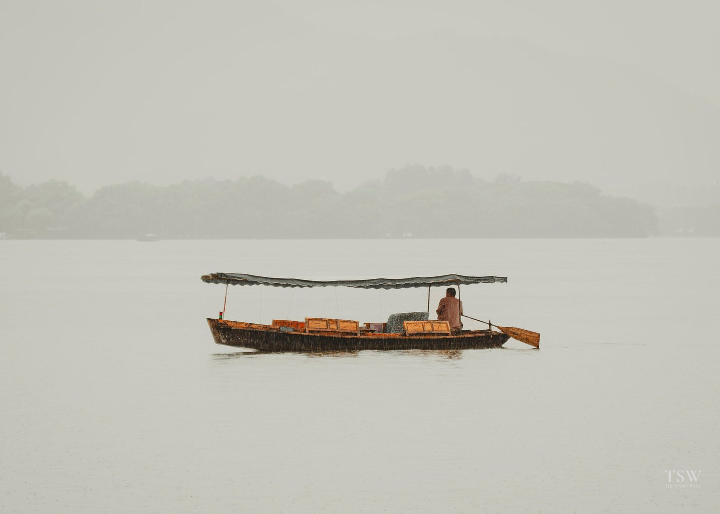 West Lake Mist, Hangzhou - The Story Wall - 