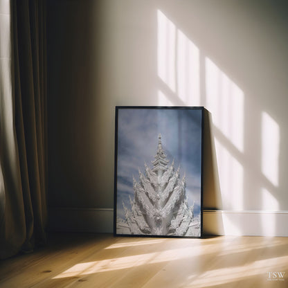 White Temple, Chiang Rai - The Story Wall - 