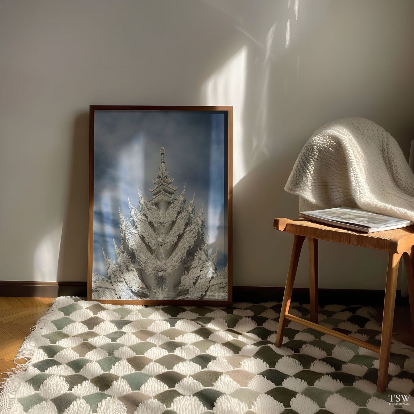 White Temple, Chiang Rai - The Story Wall - 