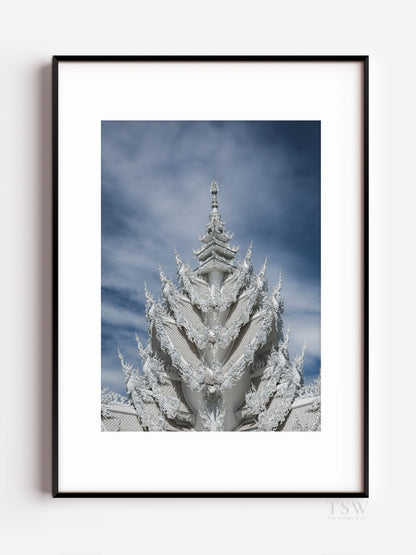 White Temple, Chiang Rai - The Story Wall - 