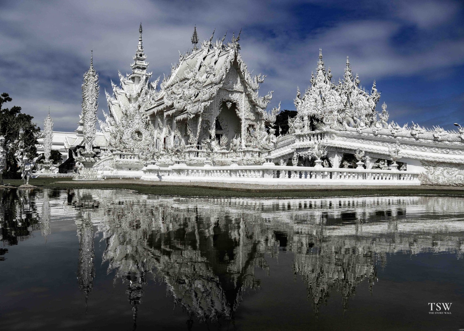 White Temple Journey, Chiang Rai - The Story Wall - 