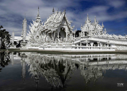 White Temple Journey, Chiang Rai - The Story Wall - 